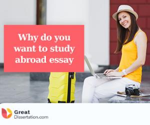 Why Do You Want to Study Abroad Essay